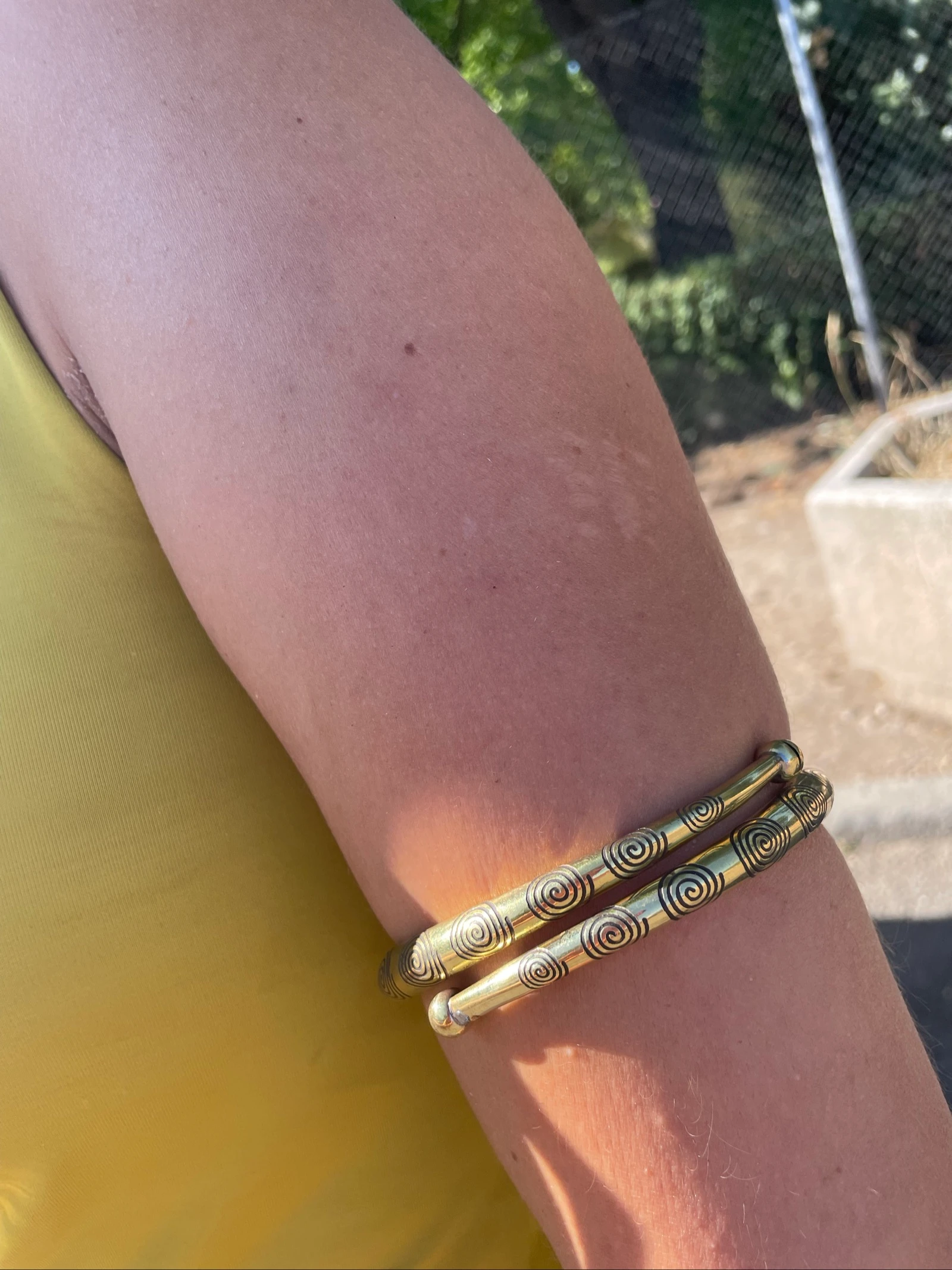Brazalete étnico dorado – photo 4